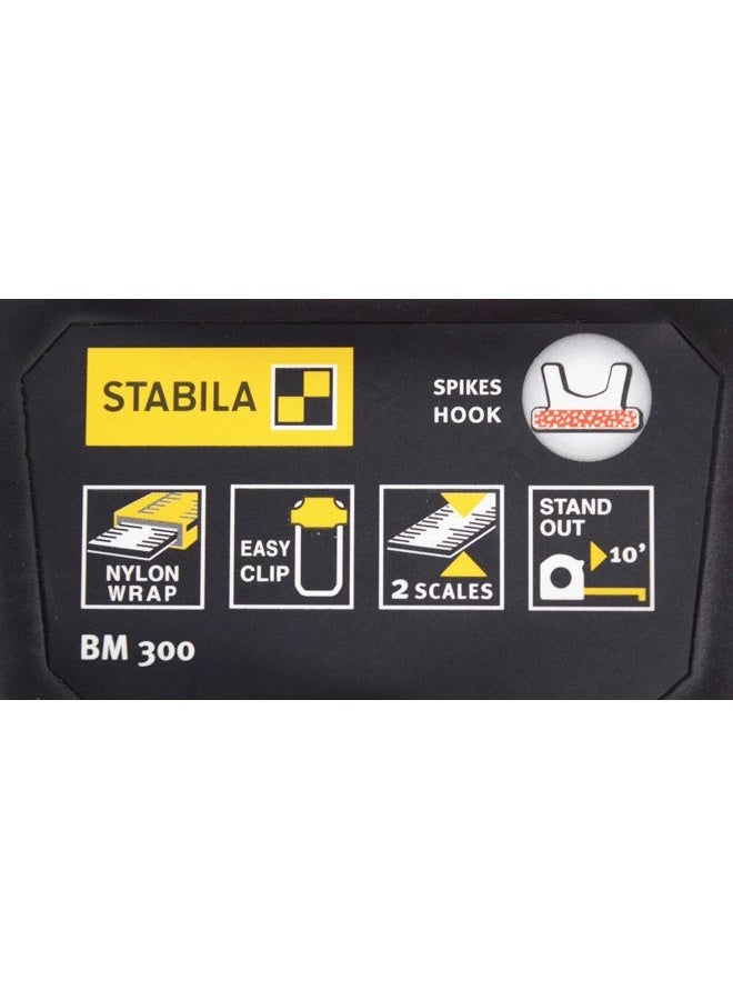 STABILA Pocket Measure Tape Bm 300 16 Ft Imperial Scale - Image 5