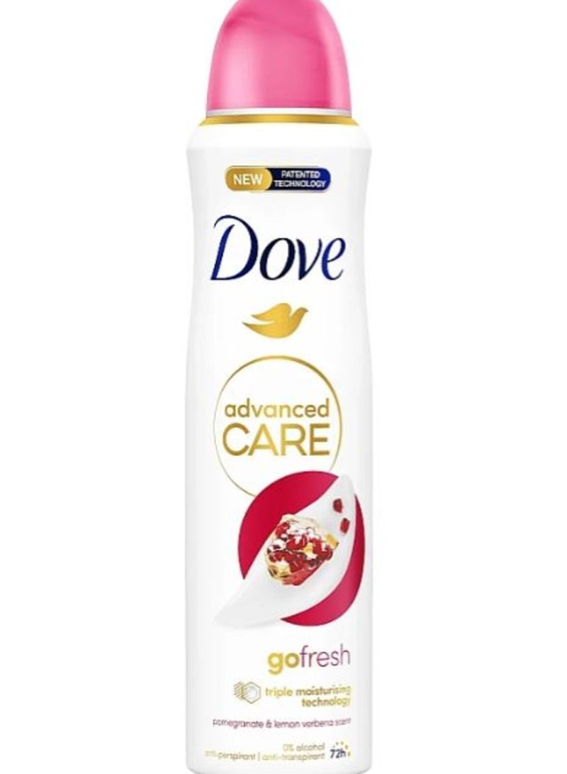 Dove Go Fresh Deodorant Antiperspirant Pomegranate & Lemon Verbena 250 ml
