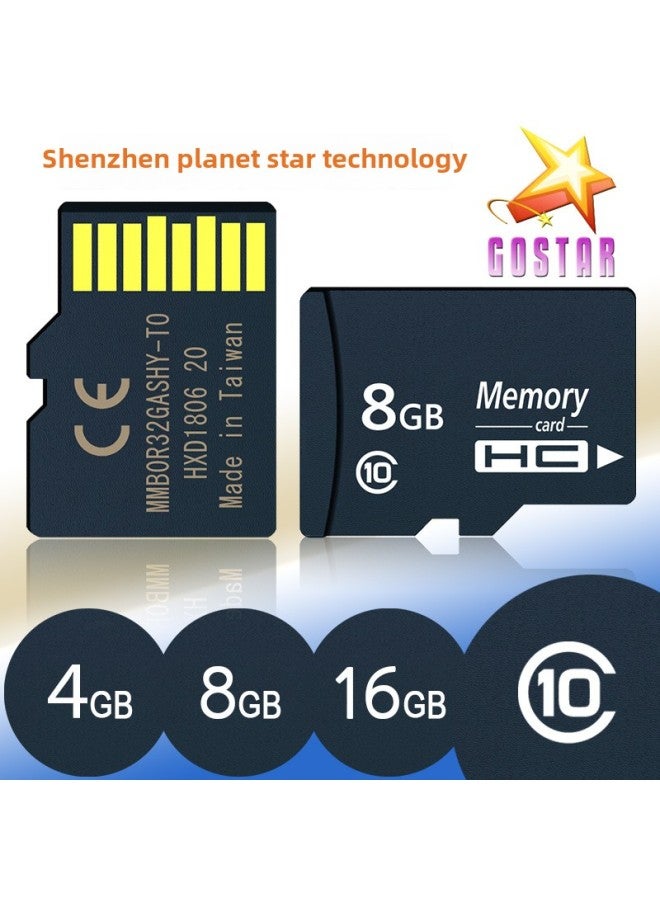 Direct 8G Memory Card 16G TF Card 32G 4G Player MP3MP4 Support Batch Increase Content-Capacity:8GB-C10 Solid Belt Version  - Image 1