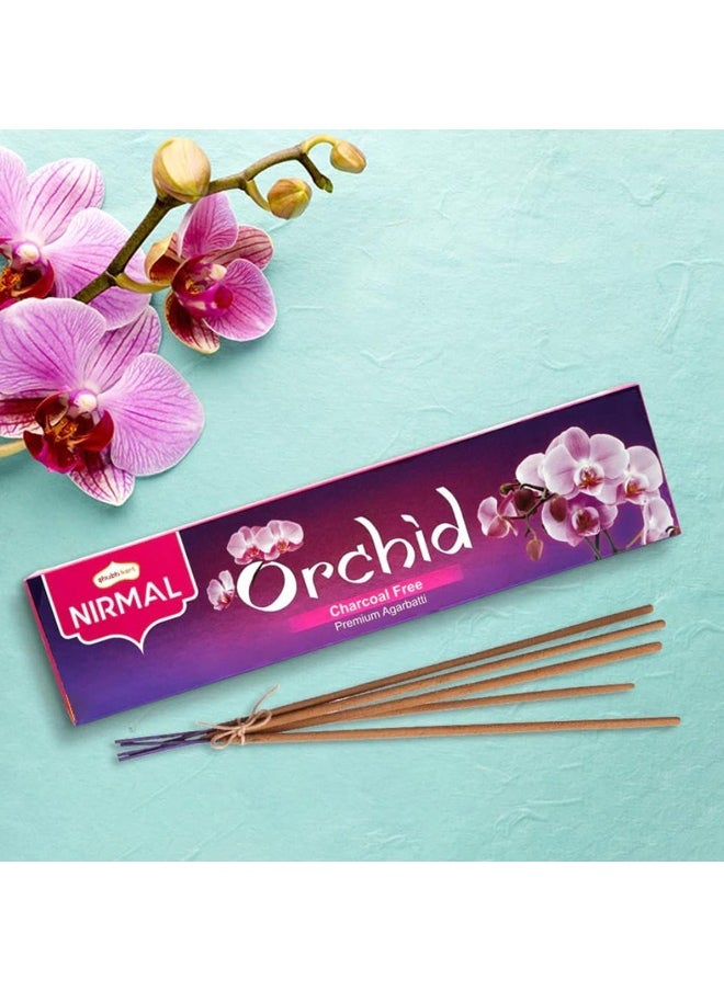 Nirmal Orchid Premium Fragrance 140 Incense Stick Agarbatti by Shubhkart (Pack of 2)  - Image 4
