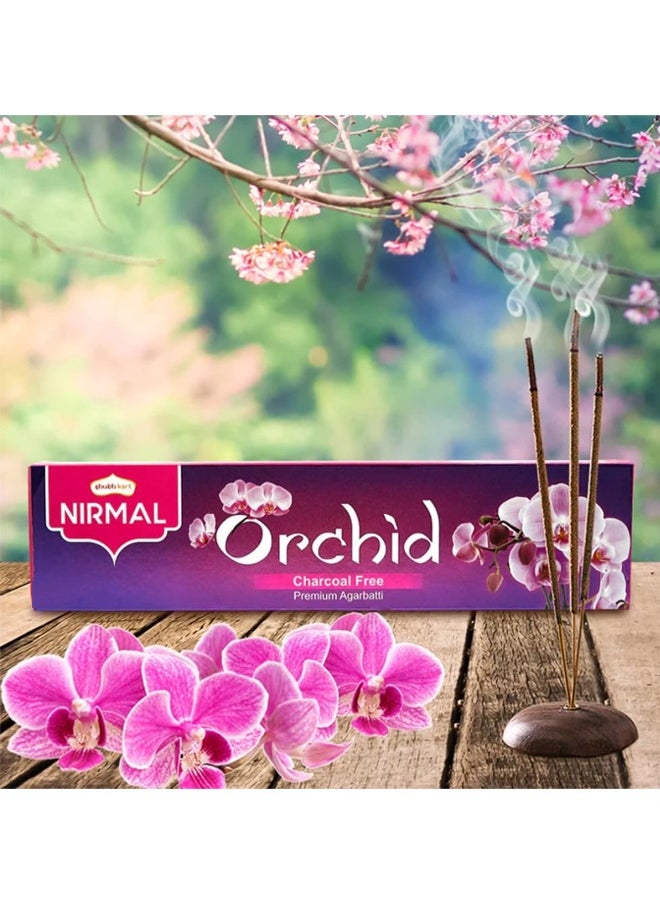 Nirmal Orchid Premium Fragrance 140 Incense Stick Agarbatti by Shubhkart (Pack of 2)  - Image 3