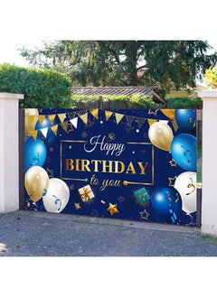 Happy Birthday Decorations Banner Navy Blue And Gold Happy Birthday Sign Birthday Party Supplies Photo Backdrop Background For Birthday Party Favor Children Men Women Celebration 72.8 X 43.3 Inch - pzsku/ZFC0BF7346A4DE2540A69Z/45/_/1692166141/f765a821-5d89-4725-8982-3ee88801c1e5