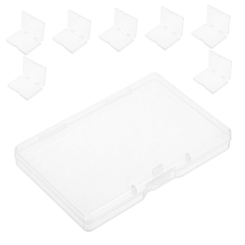 8 Pcs Plastic Business Card Holder Storage Box For Greeting Poker Cards - Image 2