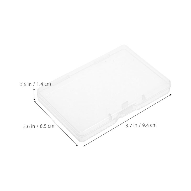 8 Pcs Plastic Business Card Holder Storage Box For Greeting Poker Cards - Image 3
