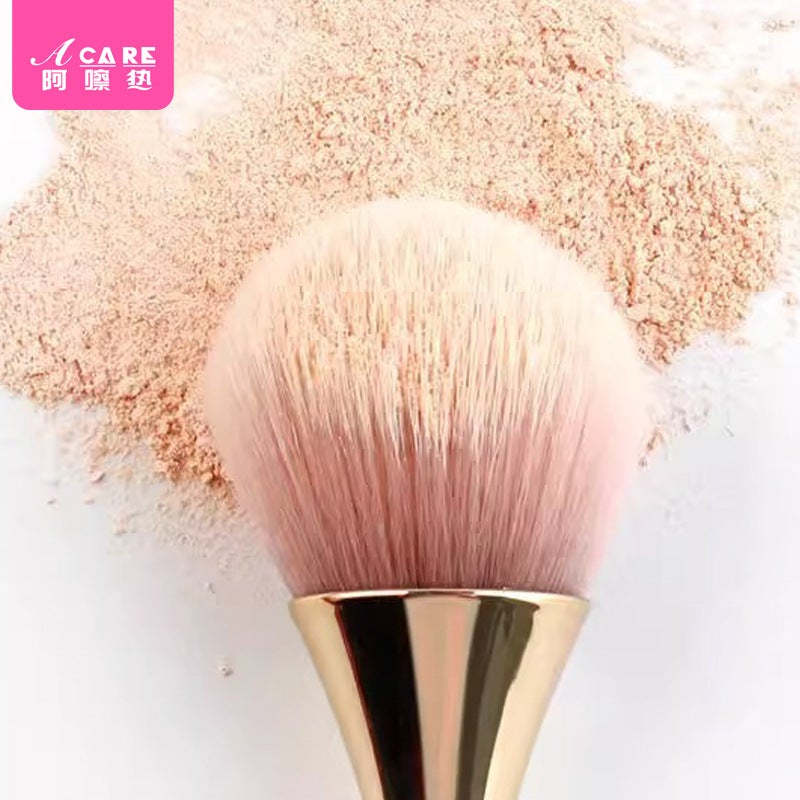 /10Y Loose Powder Brush B1Z67 - Easy To Use, Small Waist Shape, Large, Fluffy, Soft, Portable Makeup Brush - Image 2