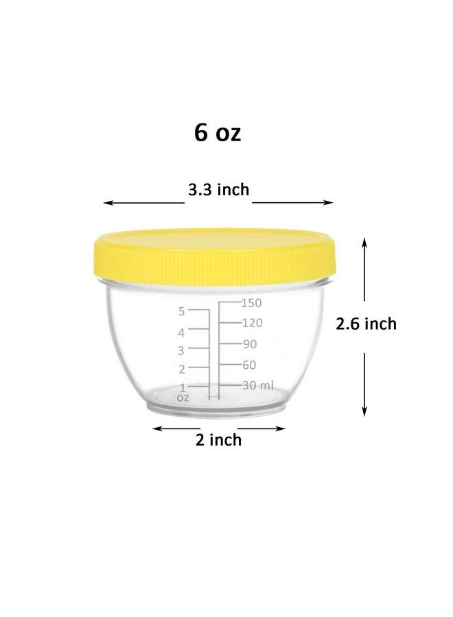 Youngever 18 Sets Baby Food Storage, 6 Ounce Baby Food Containers with Lids, 9 Bright Pink Colors, with Lids Labels - Image 2