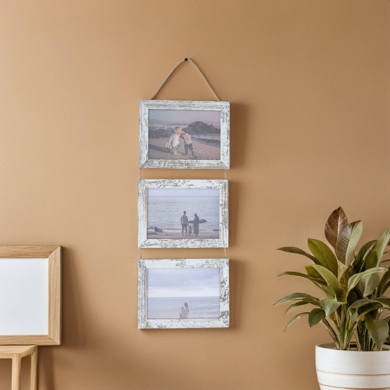 🏠 إطار صور مودرن من اف وزجاج باللون الرما مزود بحبل لتعليق الجدران - Image 2