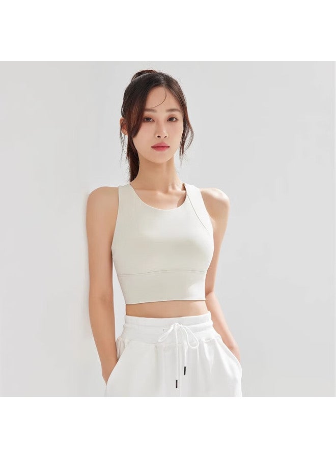 Never Me Women's Sports Bra Yoga Tank Top Fitness Running Shockproof Anti-sagging Inner Wear Outer Wear - Image 2