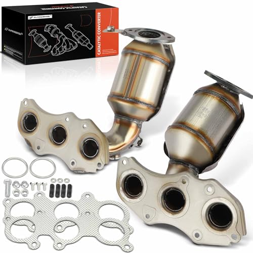 A-Premium Front Left and Right 2-PC Exhaust Manifold Catalytic Converter with Gasket Direct-Fit Compatible with Toyota Camry 2007-2017, Avalon 2005-2018, Venza & Lexus ES350, 3.5L, E.P.A. Compliant - Image 1
