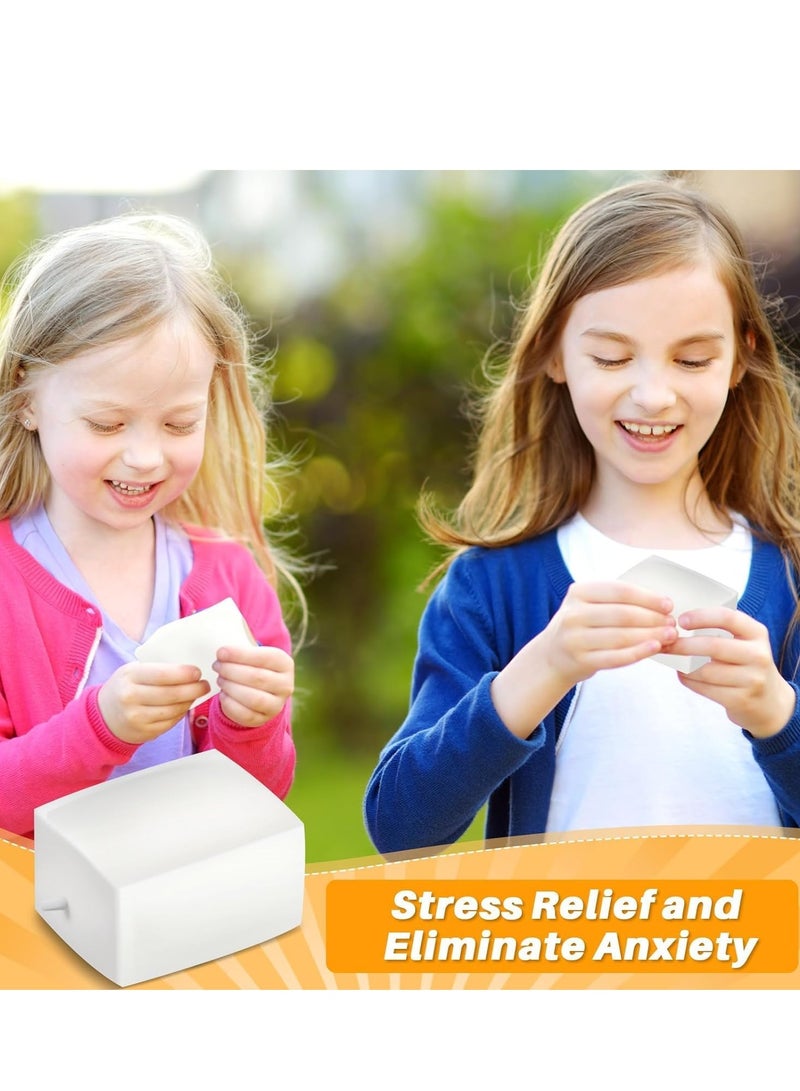 KASTWAVE 10 Pcs Soft Tofu Imitation Fidget Toys - Stress and Anxiety Relief Sensory Toys for Relaxation and Focus, Ideal for Party Supplies - Image 5