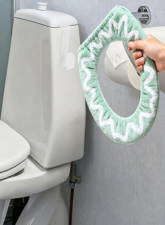 TOPPERFUN 2Pcs Potty Seat Hooks, Multipurpose Plastic Tank Couples for Hanging Potty Holder Toilet Training Seat, Washer Specific Z-Shaped Toilet Storage Hooks for Bathroom, Kitchen and Other Home - Image 5