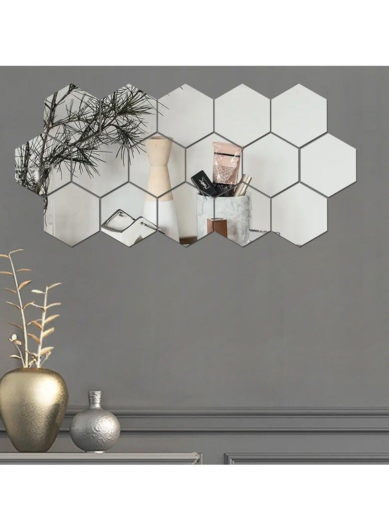 PEI  AN 10-Piece Wall Mounted Mirror Multicolor 18x21cm  - Image 3