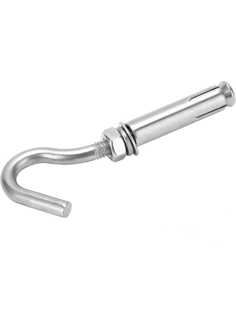 GGOOT 10Pcs Expansion Hooks 304 Stainless Steel Bolts Wall Concrete Brick Expansion Hooks Bolts Hardware Tools for Wall Concrete Brick - Image 5