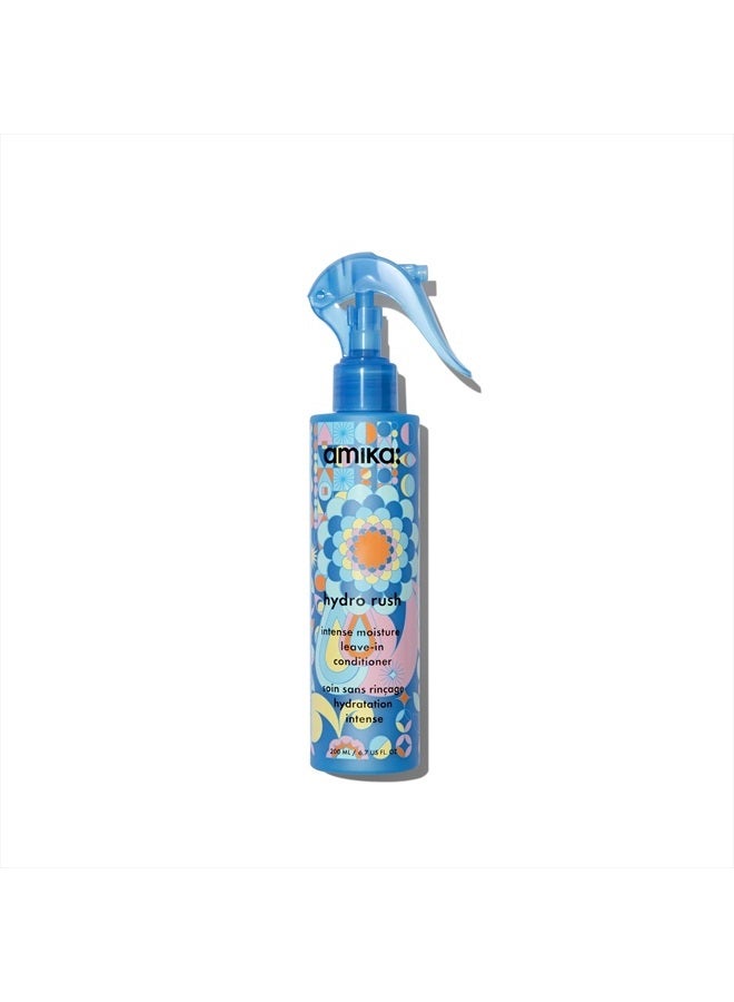 amika Hydro Rush Intense Moisture Leave-In Conditioner with Hyaluronic Acid, 200 ml - Image 1