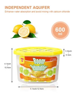 HomarKet 4-Pcs Moisture Absorbers 600ml Dehumidifiers to Control Excess Moisture for Basements Closets Bathrooms Laundry Rooms Kitchen & Study Moisture Absorbers Odor Eliminator  - Image 5