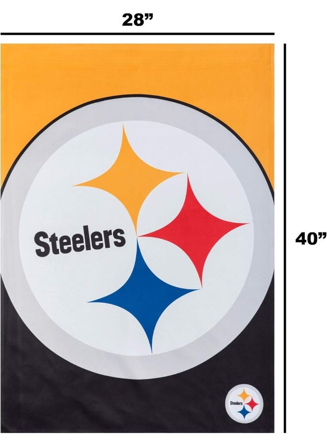 FOCO FOCO NFL Double Sided 40" x 28" Team Logo Vertical Flag  - Image 3