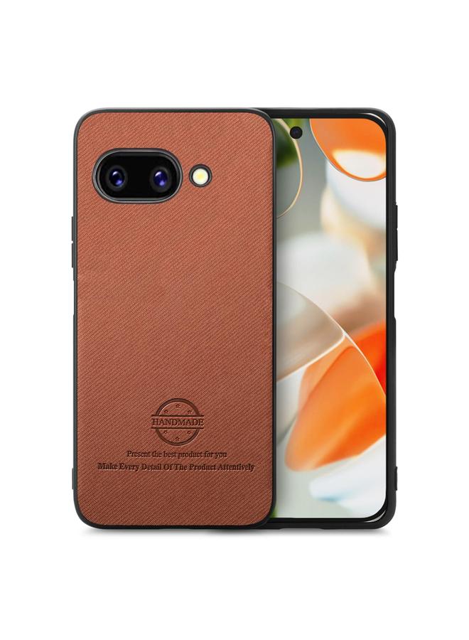 S-TOP Case For Google Pixel 9a Twill Fabric Leather Skin Back Phone Case - Image 1