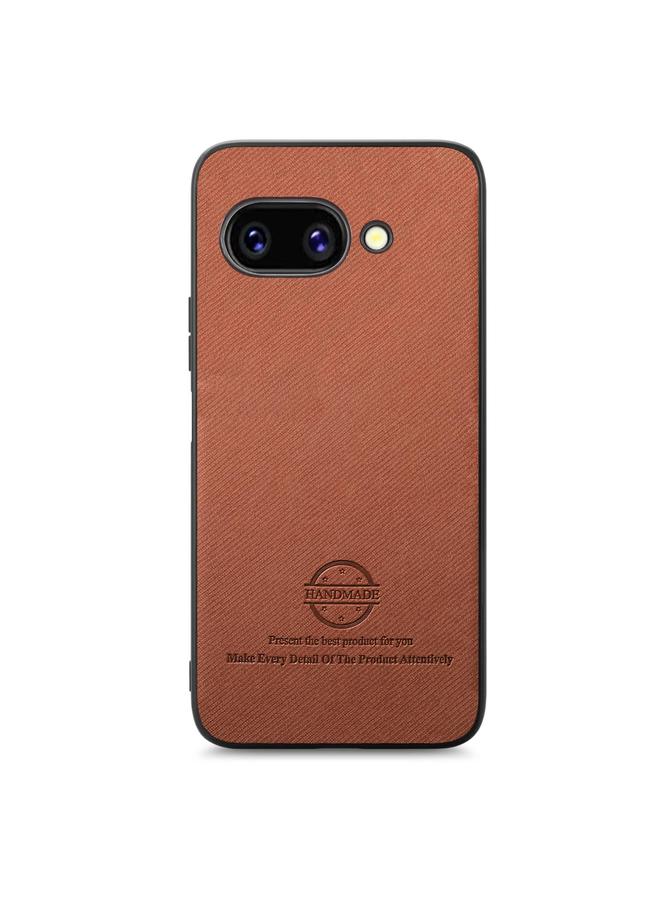 S-TOP Case For Google Pixel 9a Twill Fabric Leather Skin Back Phone Case - Image 2