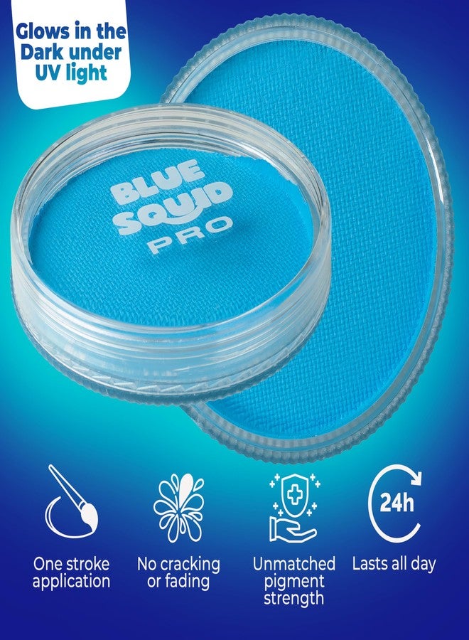 Blue Squid PRO Face Paint - Professional Water Based Single Cake Facepaint & Body Paints - SFX Makeup, Kids Adults Face Painting for Costume, Halloween, Cosplay - Ultraviolet Blue 30g / 1oz - Image 2