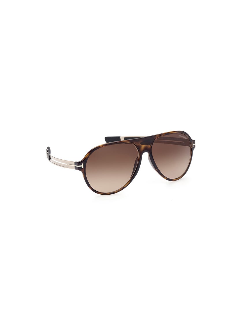 TOM FORD - Men's UV Protection Pilot Sunglasses - FT088152F60 - Lens Size: 60 Mm - Image 1