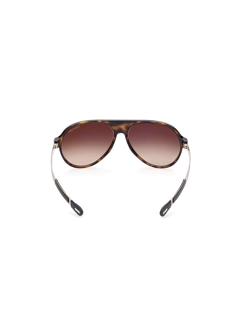 TOM FORD - Men's UV Protection Pilot Sunglasses - FT088152F60 - Lens Size: 60 Mm - Image 1