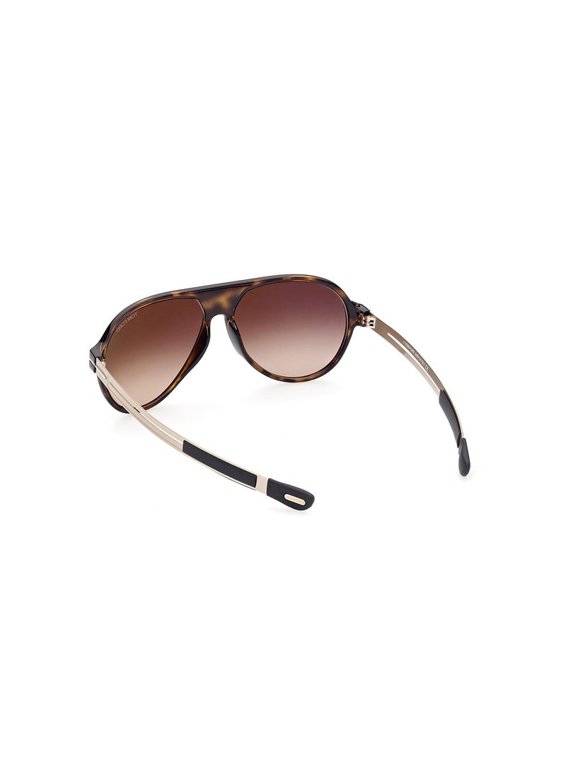 TOM FORD - Men's UV Protection Pilot Sunglasses - FT088152F60 - Lens Size: 60 Mm - Image 1