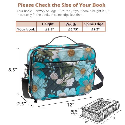 IMAGINING Bible Cover for Women - Stylish Large Bible Covers - Bible Case with Handles - Bible Bag Journal Case - Bible Carrying Case for Women - Bible Gift - Book Protector for Book Lovers - Image 4