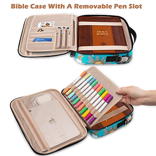 IMAGINING Bible Cover for Women - Stylish Large Bible Covers - Bible Case with Handles - Bible Bag Journal Case - Bible Carrying Case for Women - Bible Gift - Book Protector for Book Lovers - Image 2
