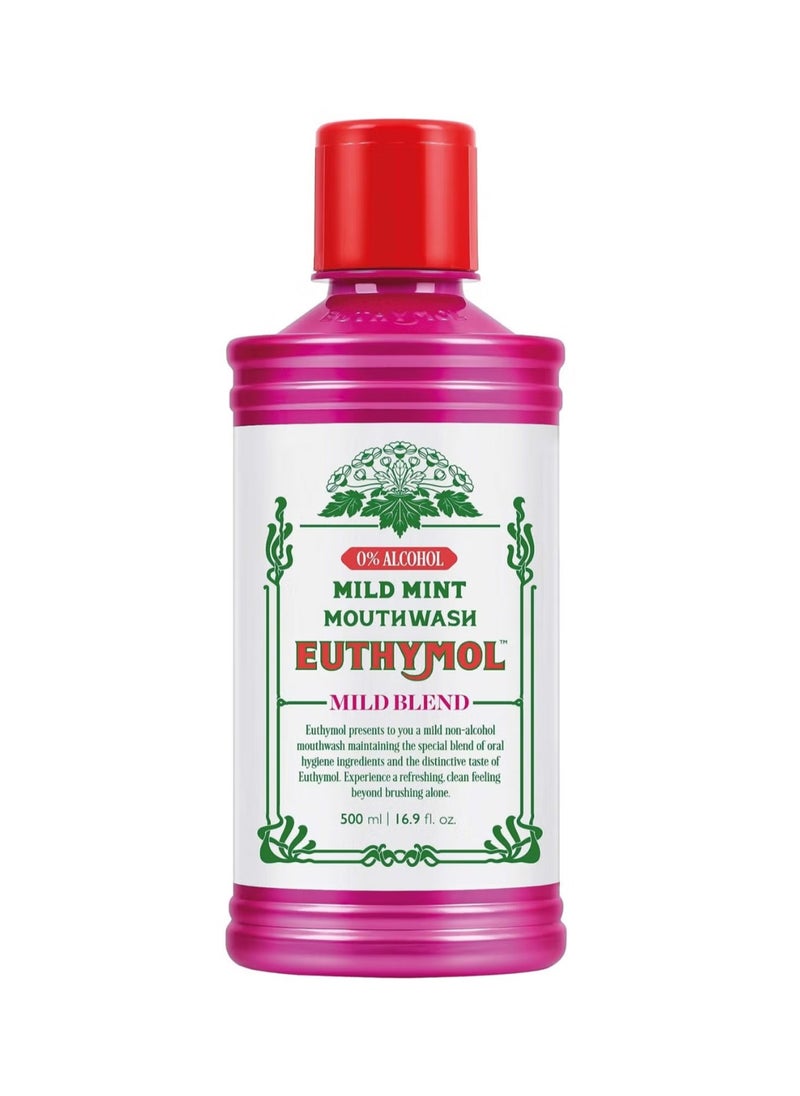 Euthymol Euthymol Mild Mint Mouth Wash 500ml  - Image 1