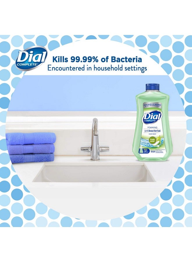 Dial Ial Complete Antibacterial Foaming Hand Wash Refill Fresh Pear 32 Fl Oz (Pack Of 3) - Image 4