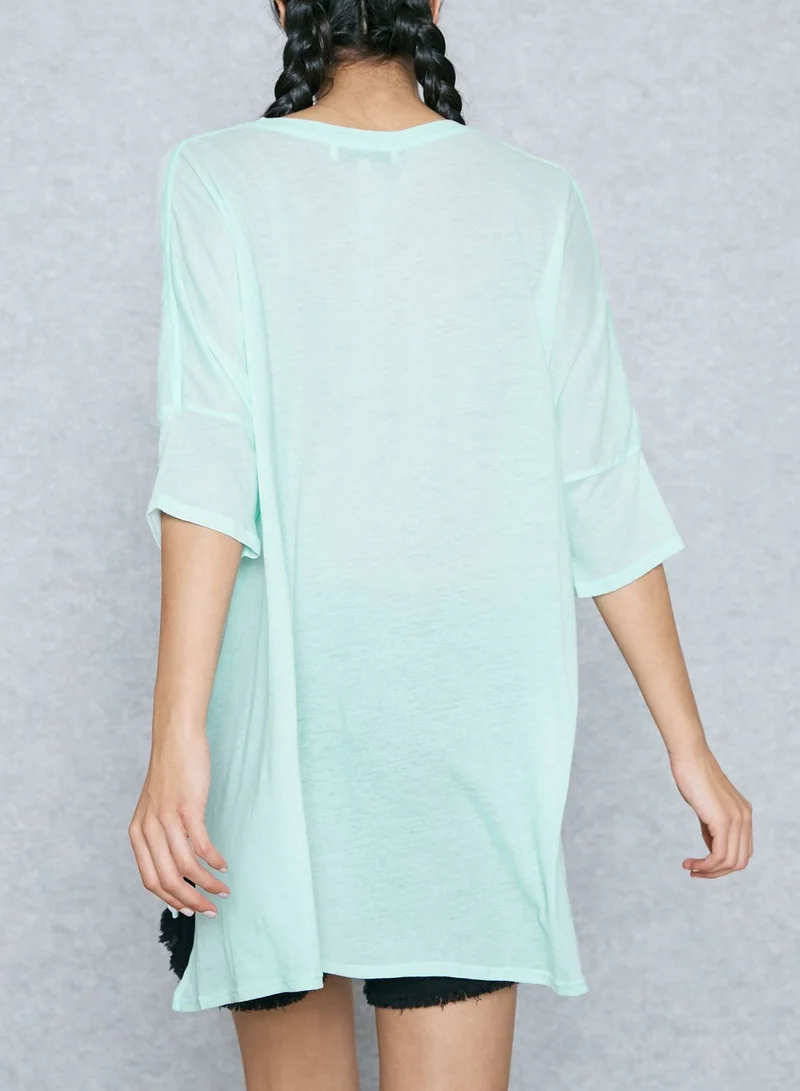WILDFOX Slogan T-Shirt