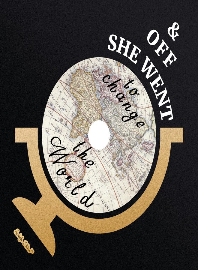 ADVANSYNC Off She Went To Change The World Graduation Cap Topper - Image 4