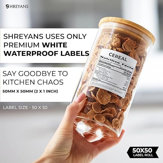 Shreyans Direct Thermal Labels (Pack of 10, 50mm x 50mm) - Image 4