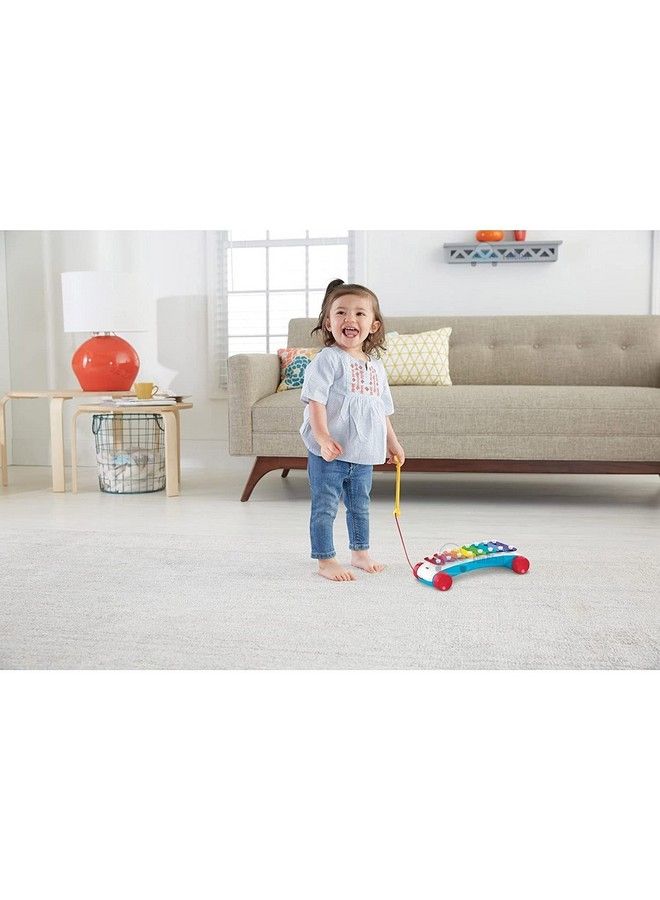 FunBlast Xylophone For Kids Xylophone With Wheels Pull Along Toy For Baby Musical Instruments For Kids Xylophone For Kids 3+ Years Early Development & Activity Toys For Kids Boys Made In India - Image 3