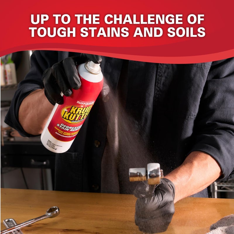 Krud Kutter 339798 Original Concentrated Cleaner/Degreaser Stain Remover Aerosol, 20 oz - Image 4