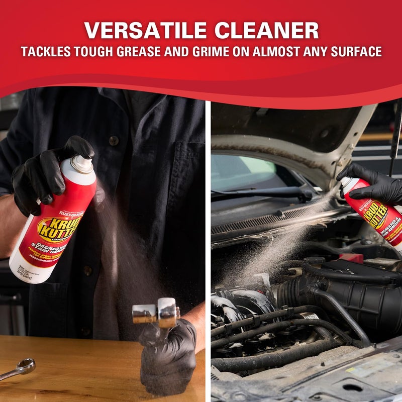 Krud Kutter 339798 Original Concentrated Cleaner/Degreaser Stain Remover Aerosol, 20 oz - Image 3