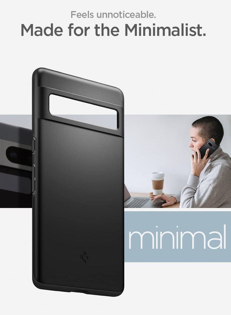 Spigen Thin Fit Google Pixel 7 Case Cover - Black - Image 2