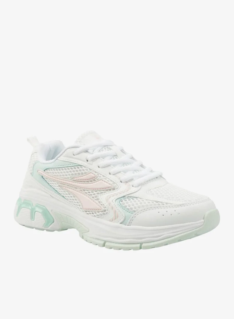 LUMBERJACK Women's Panelled Lace-Up Sneakers