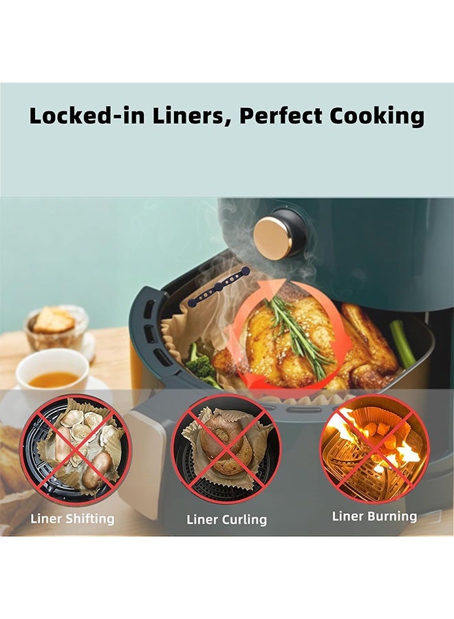 6Pcs Air Fryer Magnet Silicone Buckle for Holding Down Parchment Paper Liner，Keep Air Fryer Paper Liners in Place Prevent Burning - Image 4