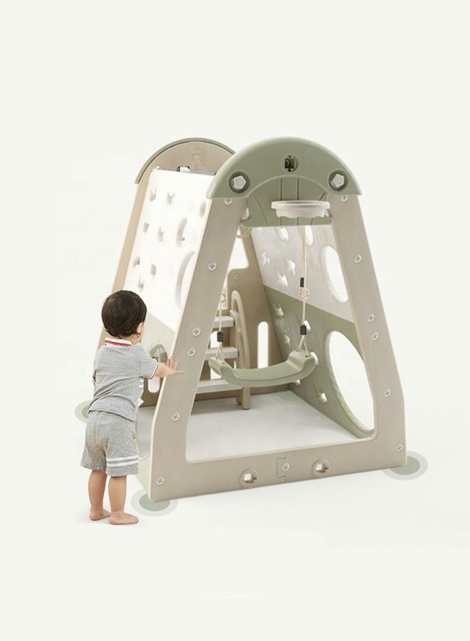 JSAITOYS Multifunction Baby Plastic Kids Slide Swing Set Indoor Tent Playhouse Equipment  - Image 2