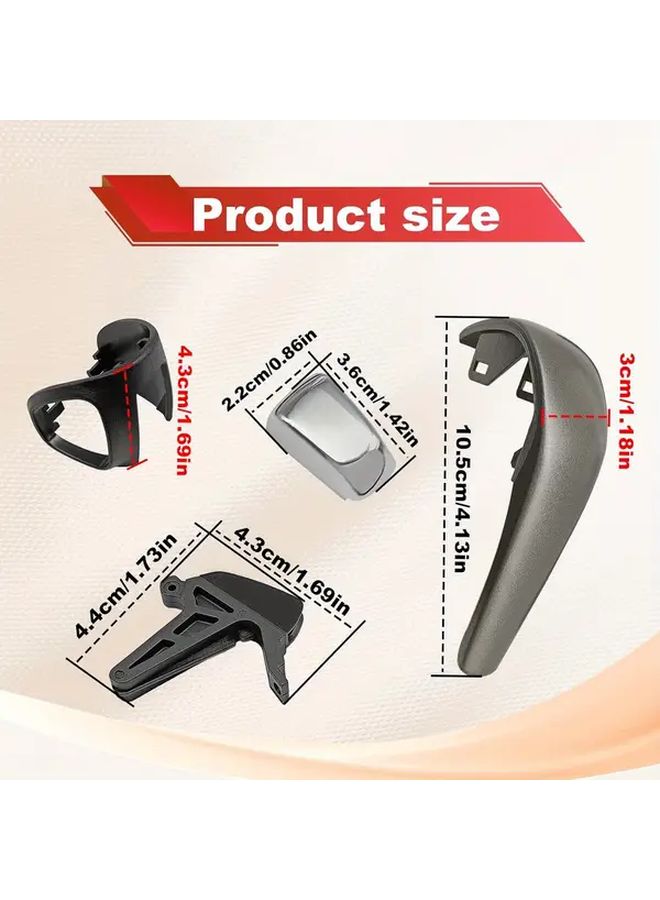 Automatic Gear Shift Knob Lever Cover Set With Pin And Spring For Replacement - Image 5