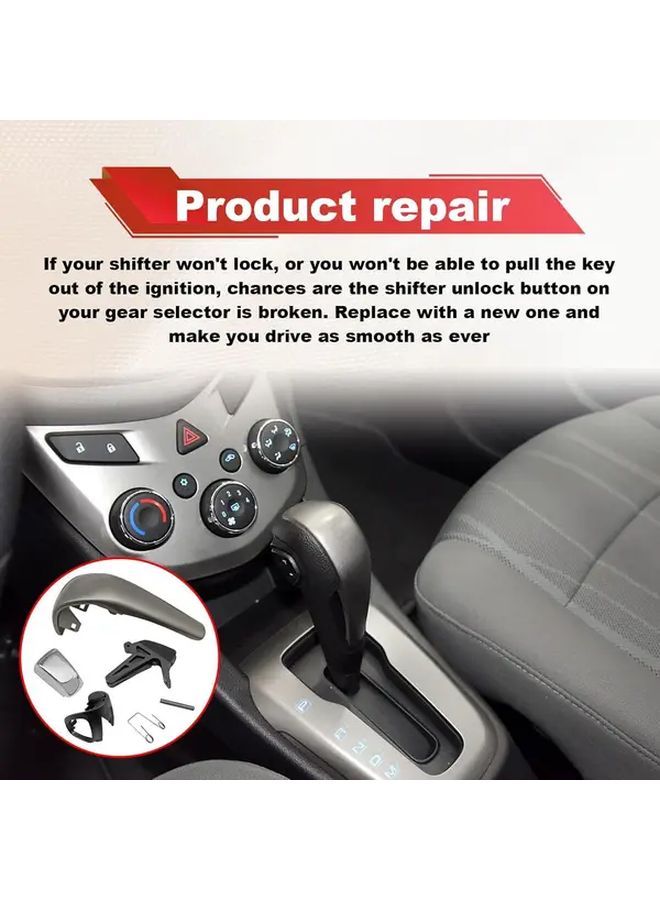 Automatic Gear Shift Knob Lever Cover Set With Pin And Spring For Replacement - Image 4