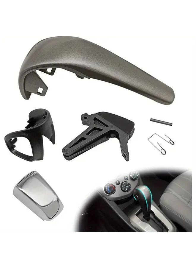 Automatic Gear Shift Knob Lever Cover Set With Pin And Spring For Replacement - Image 1