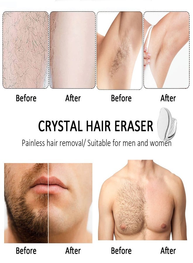 Drumstone (𝟱 𝗬𝗲𝗮𝗿𝘀 𝗪𝗮𝗿𝗿𝗮𝗻𝘁𝘆) Painless Hair Removal Stone for Women and Men with Nano-Crystalline Dots - Easy to Use, Reusable, and Skin Friendly - Image 3