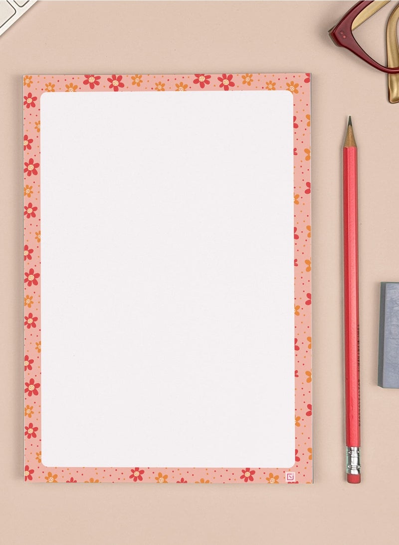 Dxign Co - Personalised A5 Notepad, Diva Dahlia, 50 Pages - Image 2