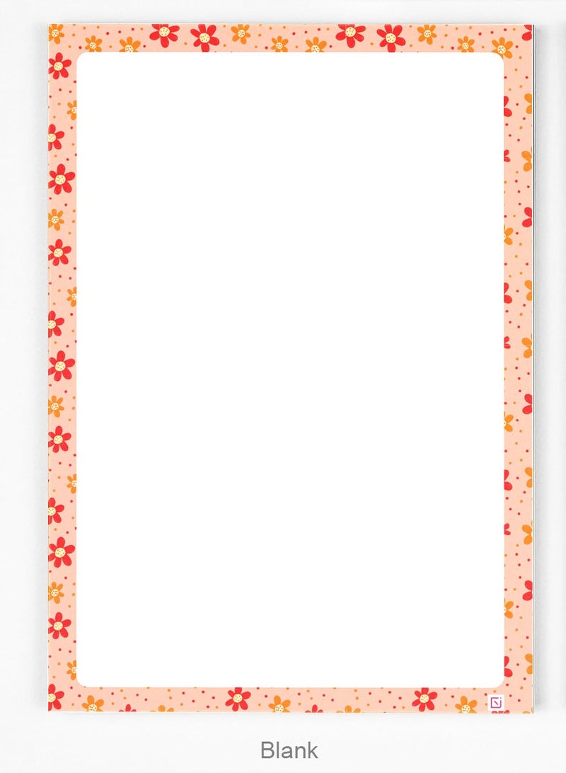 Dxign Co - Personalised A5 Notepad, Diva Dahlia, 50 Pages - Image 3