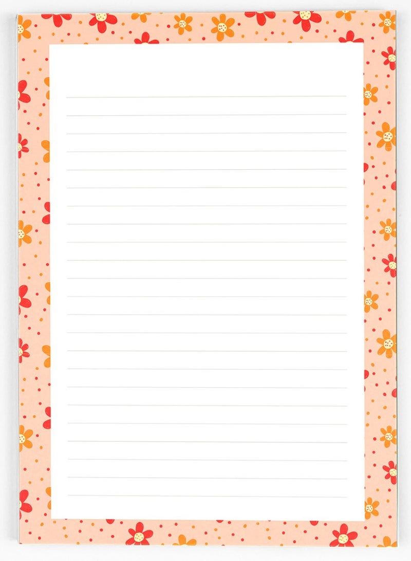 Dxign Co - Personalised A5 Notepad, Diva Dahlia, 50 Pages - Image 4