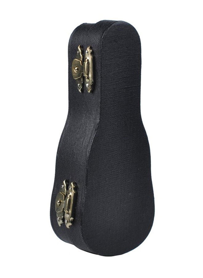 NIBEMINENT MG-245 Mini Musical Ornaments Wooden Craft Miniature Guitar for Home Decor Beige/Brown - Image 3