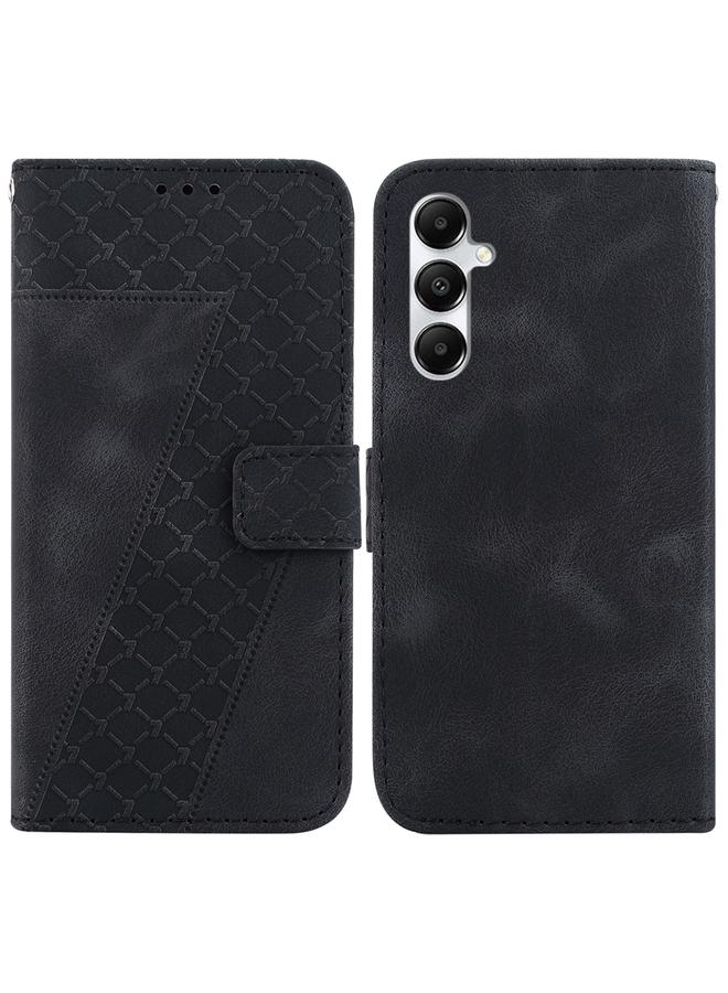 erorex Case For Samsung Galaxy A05s Seven-shaped Embossed Leather Phone Case - Image 1