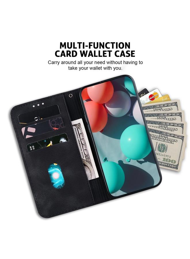 erorex Case For Samsung Galaxy A05s Seven-shaped Embossed Leather Phone Case - Image 4